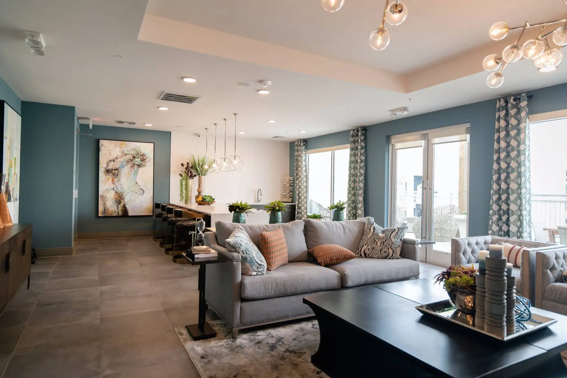 A Clean and Organised Living Room