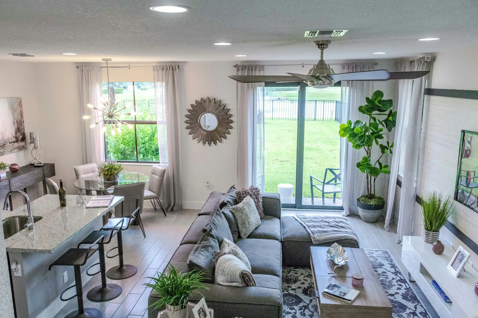 Decluttered Living Room